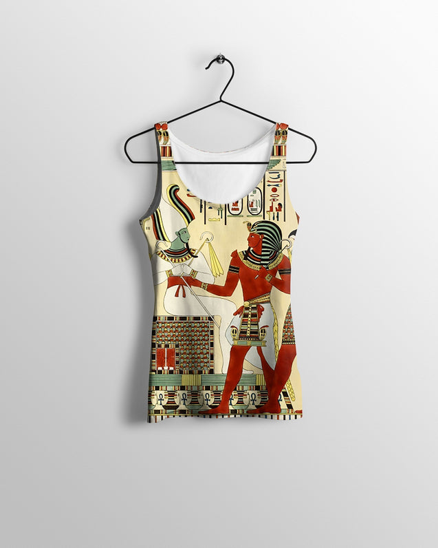 All Over Printed Ancient Egypt Shirts-Apparel-HbArts-Tank top-S-Vibe Cosy™