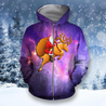 All Over Print Santa Ride Deer TT-Apparel-TT-Zipped Hoodie-S-Vibe Cosy™