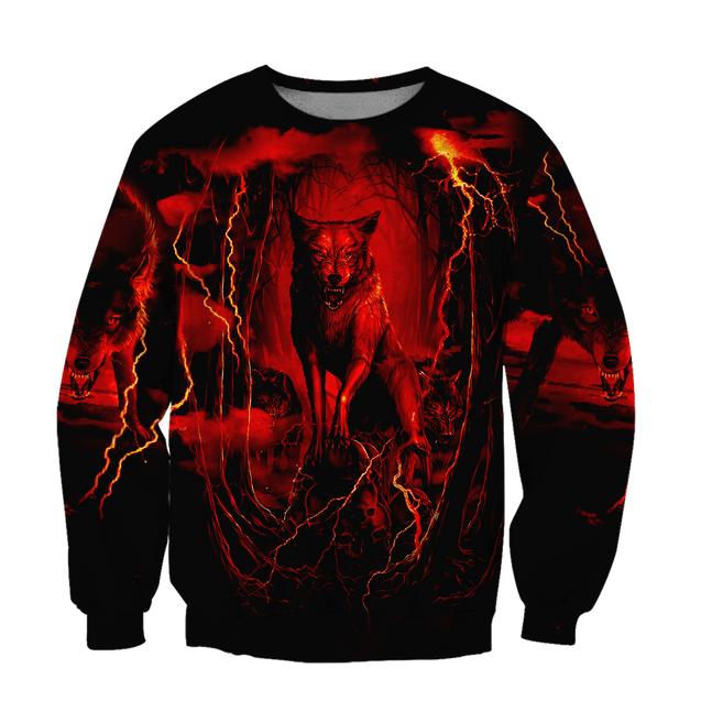 Wolf 3D All Over Printed Hoodie For Men and Women AM082070