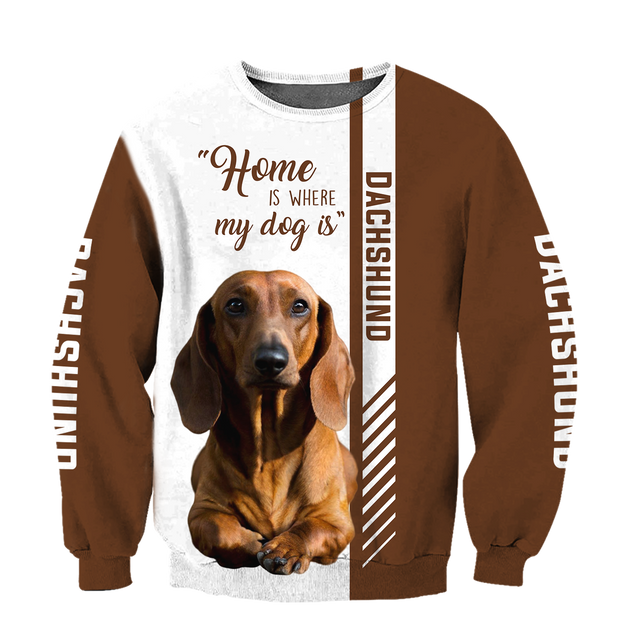 Dachshund 3D All Over Printed Shirts for Men and Women AM090101-Apparel-TT-Sweatshirts-S-Vibe Cosy™