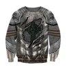 Irish Armor Knight Warrior Chainmail 3D All Over Printed Shirts For Men and Women AM050302-Apparel-TT-Sweatshirts-S-Vibe Cosy™