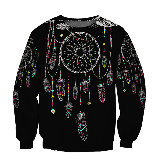 Native American Dreamcatcher 3D All Over Printed Shirts For Men and Women TT062060-Apparel-TT-Sweatshirts-S-Vibe Cosy™