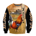Rooster 3D All Over Printed Shirts for Men and Women AM251201-Apparel-TT-Sweatshirts-S-Vibe Cosy™