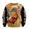 Rooster 3D All Over Printed Shirts for Men and Women AM251201-Apparel-TT-Sweatshirts-S-Vibe Cosy™