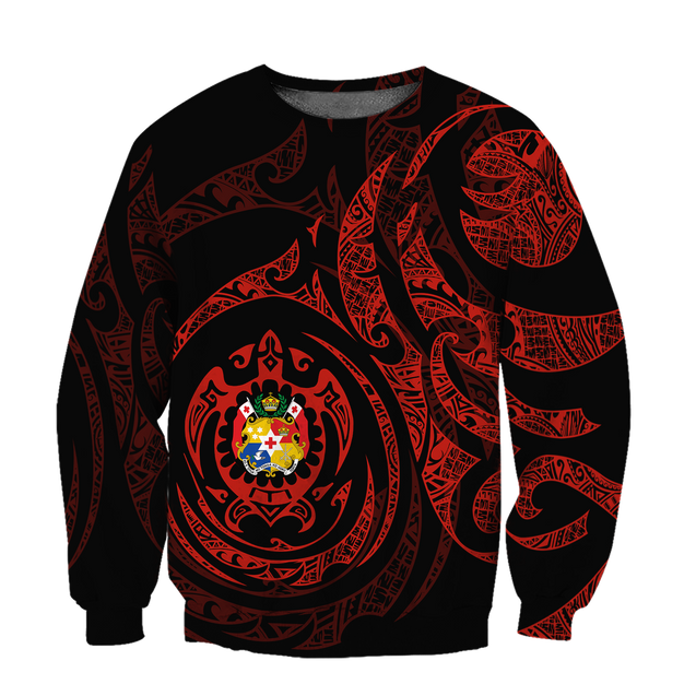 Tonga in My Heart Polynesian Tattoo Style 3D Printed Shirts AM190201-Apparel-TT-Sweatshirts-S-Vibe Cosy™