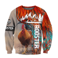 Rooster 3D All Over Printed Shirts for Men and Women AM030102-Apparel-TT-Sweatshirts-S-Vibe Cosy™