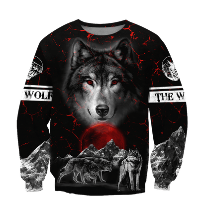 Night Wolf 3D All Over Printed Hoodie For Men and Women AM092005
