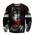 Night Wolf 3D All Over Printed Hoodie For Men and Women AM092005