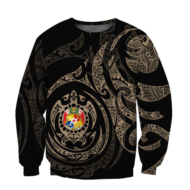Tonga in My Heart Polynesian Tattoo Style 3D Printed Shirts AM190205-Apparel-TT-Sweatshirts-S-Vibe Cosy™