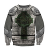 Irish Armor Knight Warrior Chainmail 3D All Over Printed Shirts For Men and Women AM280201-Apparel-TT-Sweatshirts-S-Vibe Cosy™