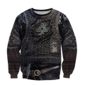 Vikings Armor Tops Pullover-Apparel-HP Arts-Sweatshirt-S-Vibe Cosy™