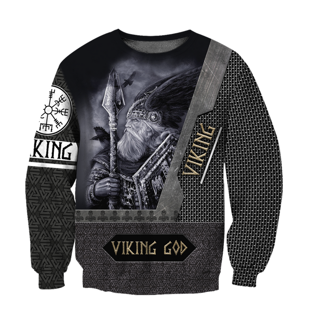 VIKING GOD 3D ALL OVER PRINTED-Apparel-HP Arts-Sweatshirt-S-Vibe Cosy™