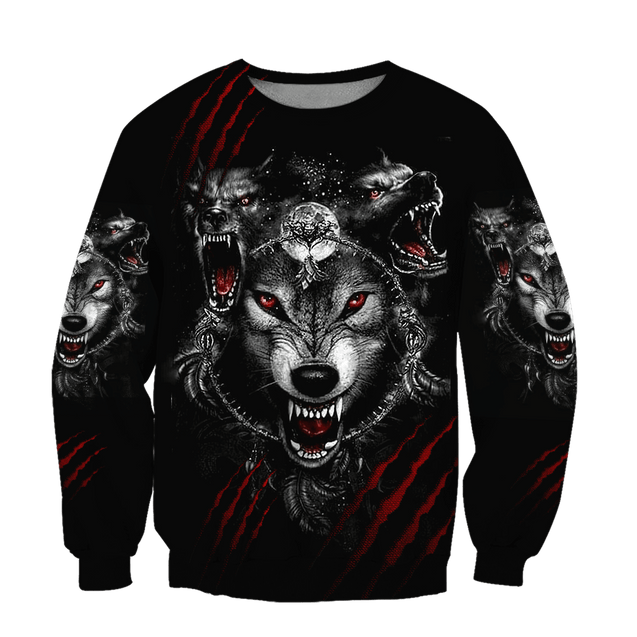 Wolf 3D All Over Printed Hoodie For Men and Women AM082071