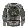 Irish Armor Knight Warrior Chainmail 3D All Over Printed Shirts For Men and Women AM280202-Apparel-TT-Sweatshirts-S-Vibe Cosy™