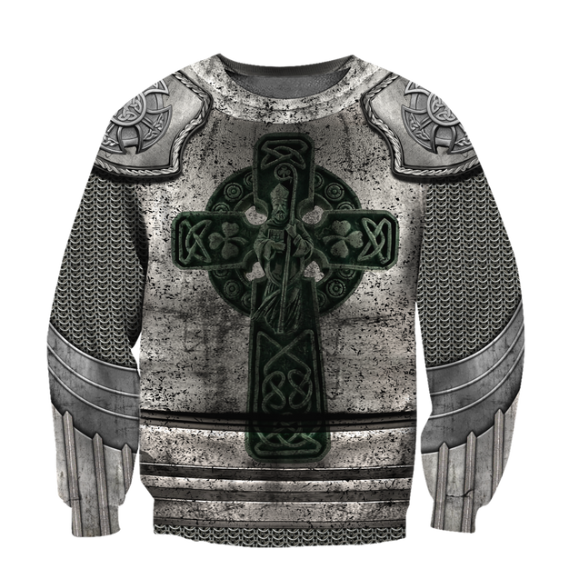 Irish Armor Warrior Knight Chainmail 3D All Over Printed Shirts For Men and Women AM270201-Apparel-TT-Sweatshirts-S-Vibe Cosy™