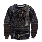 3D All Over Printed Vikings Armor Tops-Apparel-HP Arts-Sweatshirt-S-Vibe Cosy™