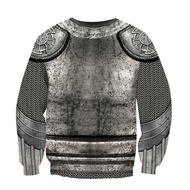 Irish Armor Warrior Knight Chainmail 3D All Over Printed Shirts For Men and Women AM270201-Apparel-TT-Hoodie-S-Vibe Cosy™