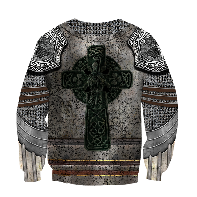 Irish Armor Knight Warrior Chainmail 3D All Over Printed Shirts For Men and Women TT0121 - Amaze Style™-Apparel