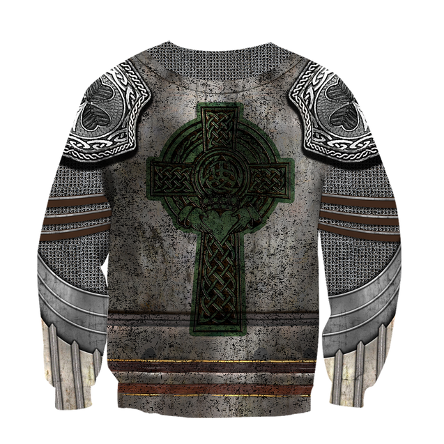 Irish Armor Warrior Chainmail 3D All Over Printed Shirts For Men and Women AM250204-Apparel-TT-Hoodie-S-Vibe Cosy™