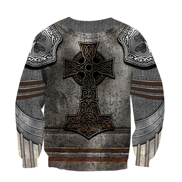 Irish Armor Warrior Chainmail 3D All Over Printed Shirts For Men and Women AM250203-Apparel-TT-Hoodie-S-Vibe Cosy™