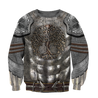 Irish Armor Warrior Knight Chainmail 3D All Over Printed Shirts For Men and Women AM260202-Apparel-TT-Sweatshirts-S-Vibe Cosy™