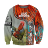 Rooster 3D All Over Printed Shirts for Men and Women AM030101-Apparel-TT-Sweatshirts-S-Vibe Cosy™