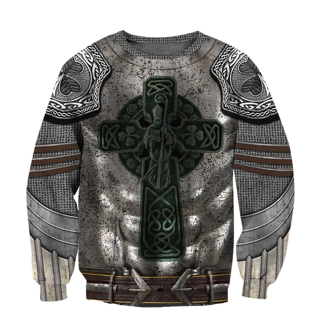 Irish Armor Knight Warrior Chainmail 3D All Over Printed Shirts For Men and Women TT0121 - Amaze Style™-Apparel