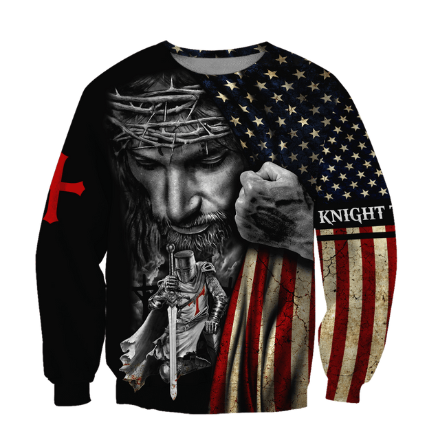 Knight templar 3D all over printed for men and women AM092033