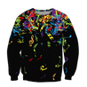 Colorful Music Notes 3D All Over Printes-Apparel-HP Arts-Sweatshirt-S-Vibe Cosy™