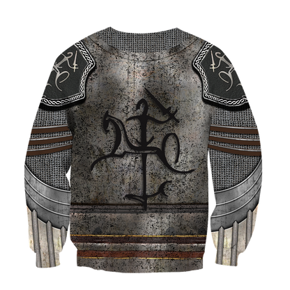 Lithuania Armor Knight Warrior Chainmail 3D All Over Printed Shirts For Men and Women AM120301-Apparel-TT-Hoodie-S-Vibe Cosy™