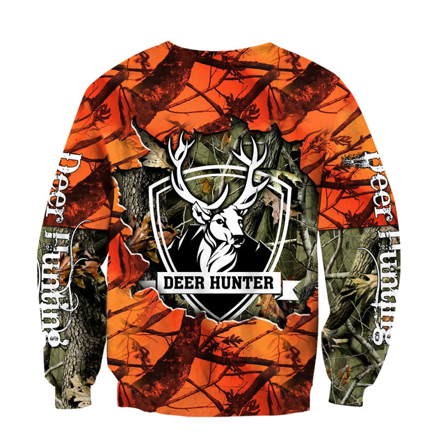 Hunting Deer Oreange Camo Unisex Shirts