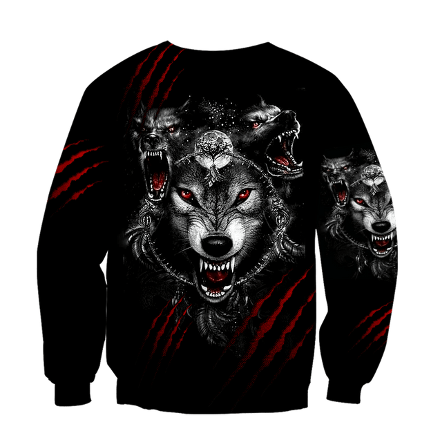 Wolf 3D All Over Printed Hoodie For Men and Women AM082071S1