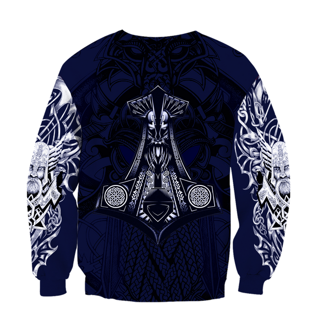 Odin Viking Tattoo Style-Apparel-HP Arts-Hoodie-S-Vibe Cosy™