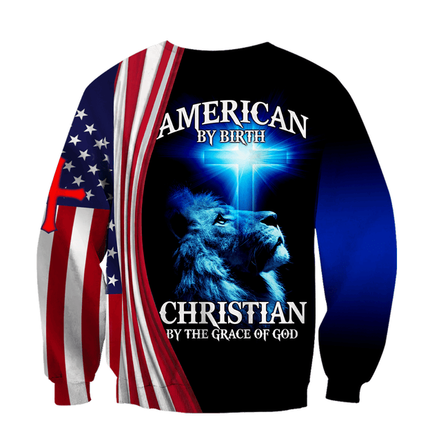 American By Birth Christian By The Grace Of God 3D All Over Printed Shirts For Men and Women TA09082002