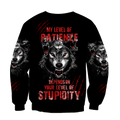 Wolf 3D All Over Printed Hoodie For Men and Women AM082071