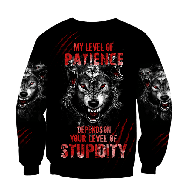 Wolf 3D All Over Printed Hoodie For Men and Women AM082071