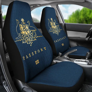 Australia passport 3D design print car seat covers