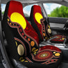 Aboriginal Art Flag circle dot 3D design print car seat covers