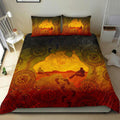 Aboriginal Art map Didgeridoo 3D design print Bedding set