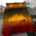 Aboriginal Art map Didgeridoo 3D design print Bedding set