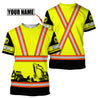 Customize Name Heavy Equipment Operator 3D All Over Printed Unisex Shirt