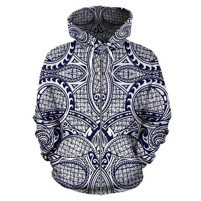Polynesian Tribal Hoodie 04 - AH - J4-ALL OVER PRINT HOODIES (P)-Phaethon-Hoodie-S-Vibe Cosy™