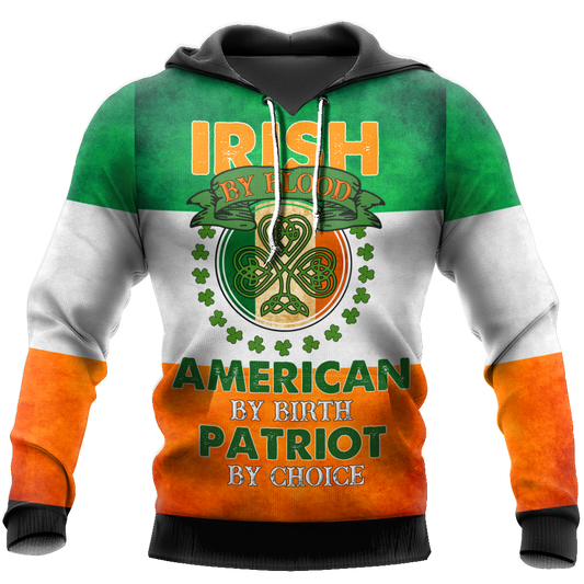 Irish St.Patrick day 3d hoodie shirt for men and women HVT31102002