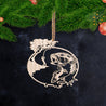 Fishing Christmas Hanging Wooden Ornaments