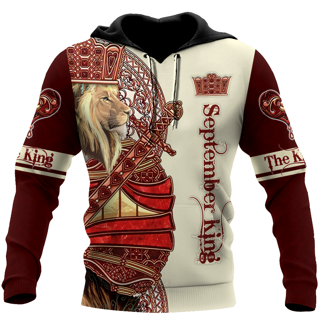 September King Lion 3D All Over Printed Unisex Shirts