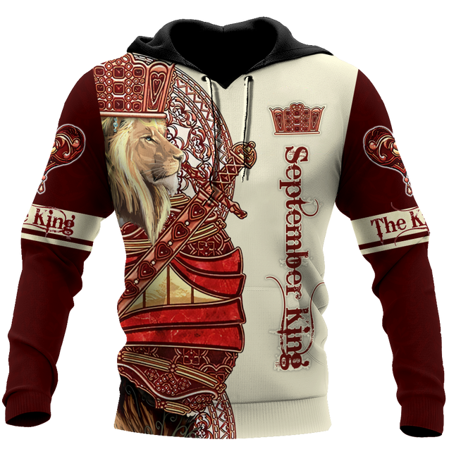 September King Lion 3D All Over Printed Unisex Shirts