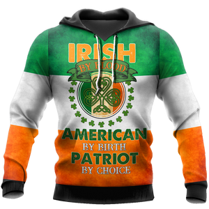 Irish St.Patrick day 3d hoodie shirt for men and women HVT31102002