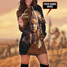 Customize Name Native American 3D All Over Printed Hoodie Dress