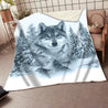 Wolf 3D All Over Printed Blanket