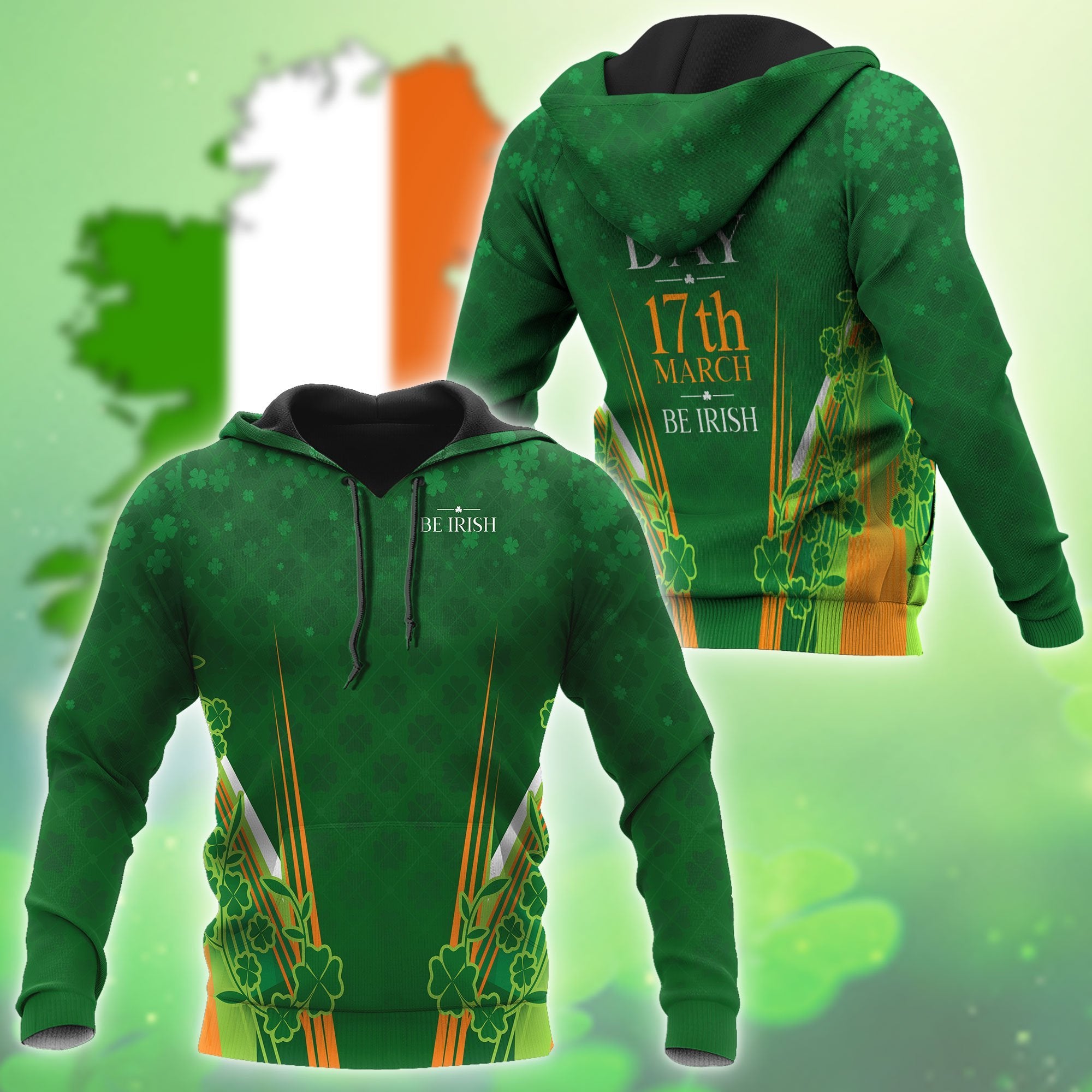 Irish Saint Patrick's Day 3D All Over Printed Unisex Shirt